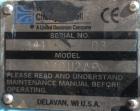 Used Waukesha Rotary Positive Displacement Pump, Model 030U2AP, 316 Stainless Steel. Approximately 36 gallons per minute at 100 psi at 600 rpm capacity, .06 gallon displacement per revolution. 1-1/2