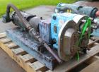 Used Waukesha Rotary Positive Displacement Pump, Model 030U2, 316 Stainless Steel. Approximately 36 gallons per minute at 100 psi at 600 rpm capacity, (.06) gallon displacement per revolution. 1-1/2