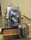 Used Waukesha Universal 2 Rotary Positive Displacement Pump, Model 030U2, 316 Stainless Steel. Approximate capacity 36 gallons per minute 200 psi at 600 rpm. (.060) Gallon displacement per revolution...