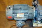 Used- Waukesha Rotary Positive Displacement Pump, Model 030U2, 316 Stainless Steel. Approximately 36 gallons per minute at 2...
