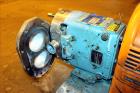 Used Waukesha Rotary Positive Displacement Pump, Model 030U2, 316 Stainless Steel. Approximately 36 gallons per minute at 250 psi maximum pressure at 600 rpm capacity, 0.060 gallon displacement per r...