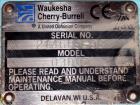 Used Waukesha Rotary Positive Displacement Pump, Model 030U2, 316 Stainless Steel. Approximately 36 gallons per minute at 250 psi maximum pressure at 600 rpm capacity, 0.060 gallon displacement per r...