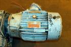 Used Waukesha Rotary Positive Displacement Pump, Model 030U2, 316 Stainless Steel. Approximately 36 gallons per minute at 250 psi maximum pressure at 600 rpm capacity, 0.060 gallon displacement per r...