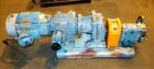 Used Waukesha Rotary Positive Displacement Pump, Model 030U2, 316 Stainless Steel. Approximately 36 gallons per minute at 250 psi maximum pressure at 600 rpm capacity, 0.060 gallon displacement per r...