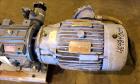 Used Waukesha Rotary Positive Displacement Pump, Model 030U2, 316 Stainless Steel. Approximately 36 gallons per minute at 250 psi maximum pressure at 600 rpm capacity, 0.060 gallon displacement per r...