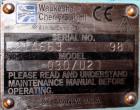 Used Waukesha Rotary Positive Displacement Pump, Model 030U2, 316 Stainless Steel. Approximately 36 gallons per minute at 250 psi maximum pressure at 600 rpm capacity, 0.060 gallon displacement per r...