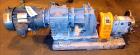 Used Waukesha Rotary Positive Displacement Pump, Model 030U2, 316 Stainless Steel. Approximately 36 gallons per minute at 250 psi maximum pressure at 600 rpm capacity, 0.060 gallon displacement per r...