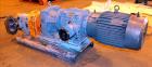 Used Waukesha Rotary Positive Displacement Pump, Model 030U2, 316 Stainless Steel. Approximately 36 gallons per minute at 250 psi maximum pressure at 600 rpm capacity, 0.060 gallon displacement per r...
