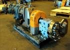 Used Waukesha Rotary Positive Displacement Pump, Model 030U2, 316 Stainless Steel. Approximately 36 gallons per minute at 250 psi maximum pressure at 600 rpm capacity, 0.060 gallon displacement per r...