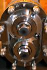 Used Waukesha Rotary Positive Displacement Pump, Model 030U2, 316 Stainless Steel. Approximately 36 gallons per minute at 250 psi maximum pressure at 600 rpm capacity, 0.060 gallon displacement per r...