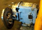 Used Waukesha Rotary Positive Displacement Pump, Model 030U2, 316 Stainless Steel. Approximately 36 gallons per minute at 250 psi maximum pressure at 600 rpm capacity, 0.060 gallon displacement per r...