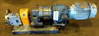 Used Waukesha Rotary Positive Displacement Pump, Model 030U2, 316 Stainless Steel. Approximately 36 gallons per minute at 250 psi maximum pressure at 600 rpm capacity, 0.060 gallon displacement per r...