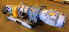 Used Waukesha Rotary Positive Displacement Pump, Model 030U2, 316 Stainless Steel. Approximately 36 gallons per minute at 250 psi maximum pressure at 600 rpm capacity, 0.060 gallon displacement per r...