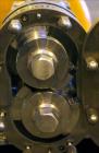Used Waukesha Rotary Positive Displacement Pump, Model 030U2, 316 Stainless Steel. Approximately 36 gallons per minute at 250 psi maximum pressure at 600 rpm capacity, 0.060 gallon displacement per r...