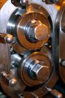 Used Waukesha Rotary Positive Displacement Pump, Model 030U2, 316 Stainless Steel. Approximately 36 gallons per minute at 250 psi maximum pressure at 600 rpm capacity, 0.060 gallon displacement per r...