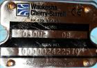 Used Waukesha Rotary Positive Displacement Pump, Model 030U2, 316 Stainless Steel. Approximately 36 gallons per minute at 250 psi maximum pressure at 600 rpm capacity, 0.060 gallon displacement per r...