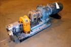 Used Waukesha Rotary Positive Displacement Pump, Model 030U2AP, 316 Stainless Steel. Approximately 36 gallons per minute at 250 psi maximum pressure at 600 rpm capacity, 0.060 gallon displacement per...