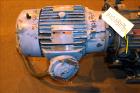 Used Waukesha Rotary Positive Displacement Pump, Model 030U2, 316 Stainless Steel. Approximately 36 gallons per minute at 250 psi maximum pressure at 600 rpm capacity, 0.060 gallon displacement per r...