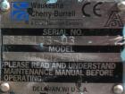 Used Waukesha Rotary Positive Displacement Pump, Model 030US-AP, 316 Stainless Steel. Approximately 36 gallons per minute at 100 psi at 600 rpm capacity, .06 gallon displacement per revolution. 1-1/2...