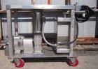 Used Waukesha Rotary Positive Displacement Pump, Model 030, 316 Stainless Steel. Approximately 36 gallons per minute at 100 psi at 600 rpm capacity, .06 gallon displacement per revolution. Stainless ...