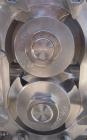 Used Waukesha Rotary Positive Displacement Pump, Model 030, 316 Stainless Steel. Approximately 36 gallons per minute at 100 psi at 600 rpm capacity, .06 gallon displacement per revolution. Stainless ...