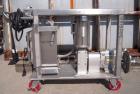 Used Waukesha Rotary Positive Displacement Pump, Model 030, 316 Stainless Steel. Approximately 36 gallons per minute at 100 psi at 600 rpm capacity, .06 gallon displacement per revolution. Stainless ...