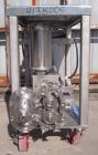 Used Waukesha Rotary Positive Displacement Pump, Model 030, 316 Stainless Steel. Approximately 36 gallons per minute at 100 psi at 600 rpm capacity, .06 gallon displacement per revolution. Stainless ...