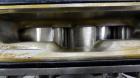 Used Waukesha Rectangular Flange Universal Rotary Positive Displacement Pump, Model 034, 316 Stainless Steel. Approximately 24 gallons per minute at 200 psi at 400 rpm, 0.060 gallon displacement per ...
