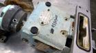 Used Waukesha Rectangular Flange Universal Rotary Positive Displacement Pump, Model 034, 316 Stainless Steel. Approximately 24 gallons per minute at 200 psi at 400 rpm, 0.060 gallon displacement per ...