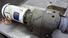 Used- Waukesha Rectangular Flange Universal Rotary Positive Displacement Pump, Model 034, 316 Stainless Steel. Approximately...