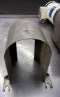 Used Stainless Steel Waukesha Rectangular Flange Universal Rotary Positive Displacement Pump, Model 034