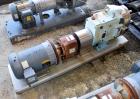 Unused- Waukesha Positive Displacement Pump, Model 060U2, Stainless Steel. Approximate displacement 0.153 gallons per revolution, nominal capacity to 90 gallons per minute. Driven by a 5hp, 3/60/208-...