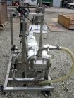 USED: Waukesha SP universal rotary positive displacement pump, model 060U2, 316 stainless steel. (2) Stainless steel rotors, 3