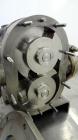 Used Stainless Steel Waukesha Universal Rotary Positive Displacement Pump, Model 060