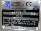 Used Stainless Steel Waukesha Universal Rotary Positive Displacement Pump, Model 060