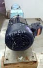 Used Waukesha Universal Rotary Positive Displacement Pump, Model 060, 316 Stainless Steel. Approximately 90 gallons per minute at 200 psi at 600 rpm. (0.153) gallons displacement per revolution. 2-1/...