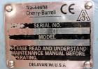 Used Stainless Steel Waukesha Positive Displacement Pump, Model 060