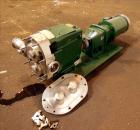 Used Stainless Steel Waukesha Rotary Positive Displacement Pump, Model 060