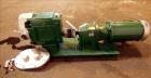 Used Stainless Steel Waukesha Rotary Positive Displacement Pump, Model 060