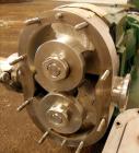 Used Stainless Steel Waukesha Rotary Positive Displacement Pump, Model 060