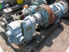 Used Waukesha Rotary Lobe Pump, Model 125, stainless steel construction, 2.5