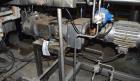 Used Waukesha Positive Displacement Pump, Model 130/U2, 316 Stainless Steel. Approximate displacement 0.254 gallons per revolution, nominal capacity to 150 gallons per minute. Driven by a 5hp, 3/60/2...
