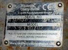 Used Waukesha Positive Displacement Pump, Model 130/U2, Stainless Steel. Approximate displacement 0.254 gallons per revolution, nominal capacity to 150 gallons per minute. Driven by a 5hp, 3/60/208-2...