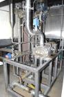 Used Waukesha Positive Displacement Pump, Model 130/U2, Stainless Steel. Approximate displacement 0.254 gallons per revolution, nominal capacity to 150 gallons per minute. Driven by a 5hp, 3/60/208-2...