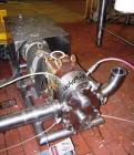 Used Waukesha Universal Rotary Positive Displacement Pump, Model 130, stainless steel. Approximately 130 gallons per minute at 100 psi at 600 rpm capacity. 3