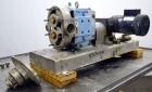 Used- Waukesha Universal Rotary Positive Displacement Pump, Model 130, 316 Stainless Steel. Approximately 130 gallons per mi...