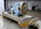 Used Waukesha Universal Rotary Positive Displacement Pump, Model 130, 316 Stainless Steel. Approximately 130 gallons per minute at 100 psi at 600 rpm capacity, 0.254 gallon displacement per revolutio...