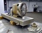 Used Waukesha Universal Rotary Positive Displacement Pump, Model 130, 316 Stainless Steel. Approximately 130 gallons per minute at 100 psi at 600 rpm capacity, 0.254 gallon displacement per revolutio...