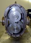 Used Waukesha Universal Rotary Positive Displacement Pump, Model 130, 316 Stainless Steel. Approximately 130 gallons per minute at 100 psi at 600 rpm capacity, 0.254 gallon displacement per revolutio...