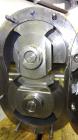 Used Waukesha Rotary Positive Displacement Pump Head Only, Model 130, 316 Stainless Steel.  Approximately 130 gallons per minute at 100 psi at 600 rpm capacity, 0.254 gallons displacement per revolut...